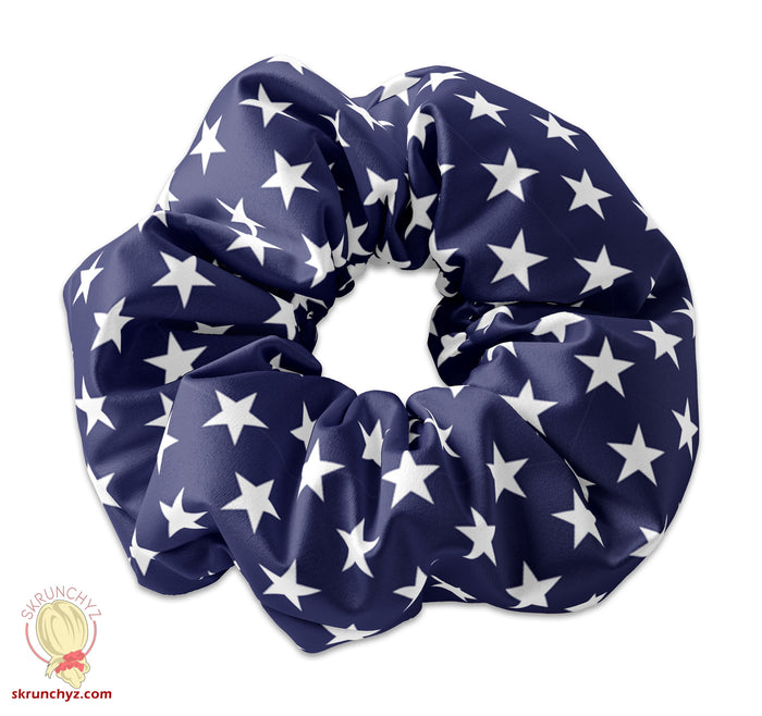 Red White & Blue Star Scrunchies & Set - 4th of July Scrunchys
