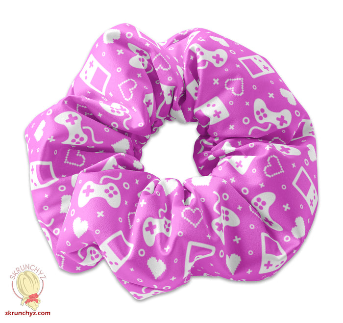 Gamer Girl Scrunchie Hair Tie - Multiple Colors available