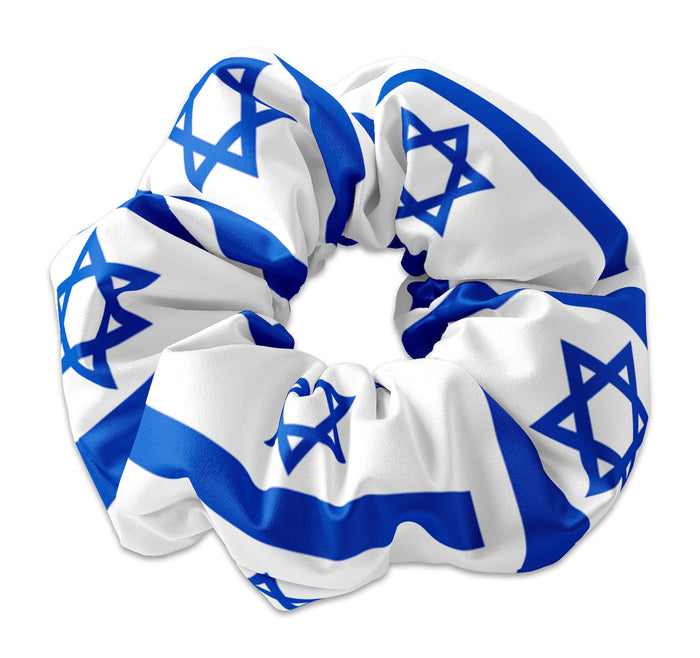 Israel Flag Scrunchie Hair Tie Yom Ha atzmaut Hair Accessory Israel israel-flag-scrunchie-hair-tie-yom-ha-atzmaut-hair-accessory-israel