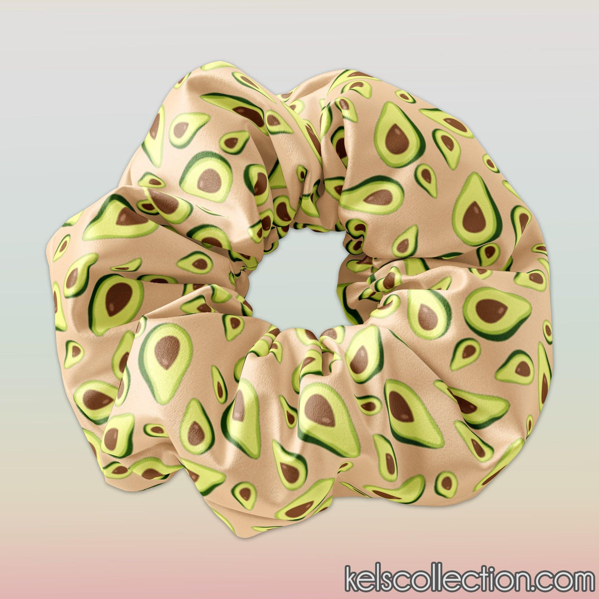 Avocado Scrunchie Hair Tie