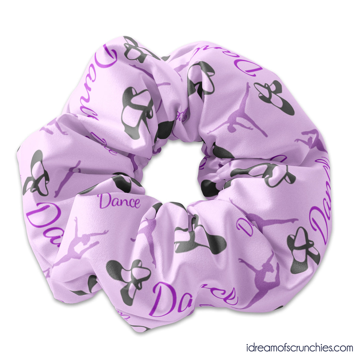 Personalized Dance Team / Dance School Scrunchie Hair Tie, Your Choice of Colors, Text & Logos, Custom Dance Scrunchie, Scrunchys