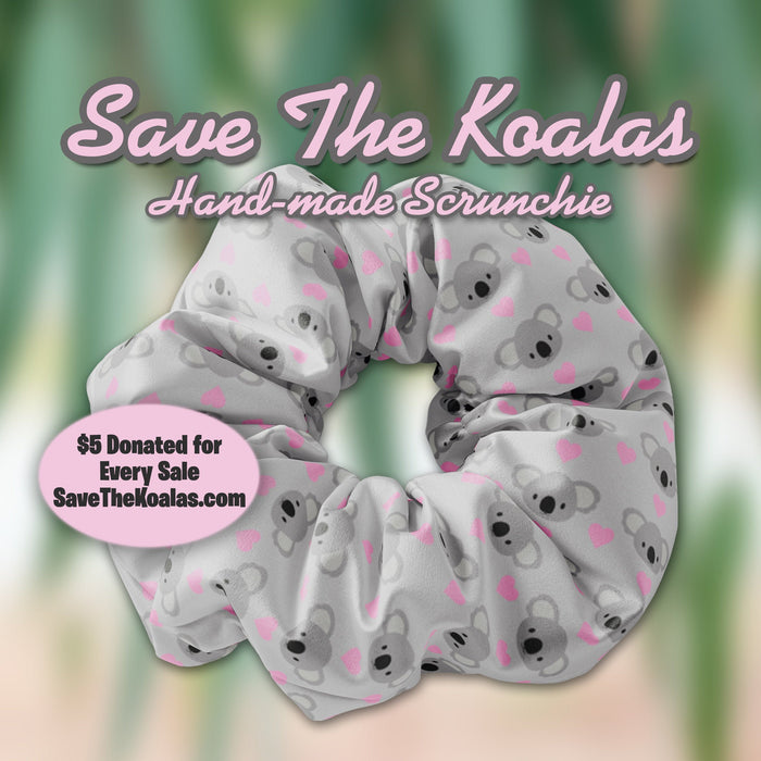 Save the Koalas Fundraising Handmade Hair Scrunchie