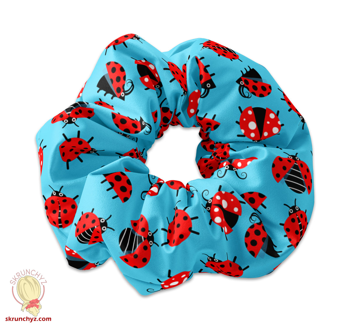 Lady Bug Scrunchies, Ladybug Scrunchy