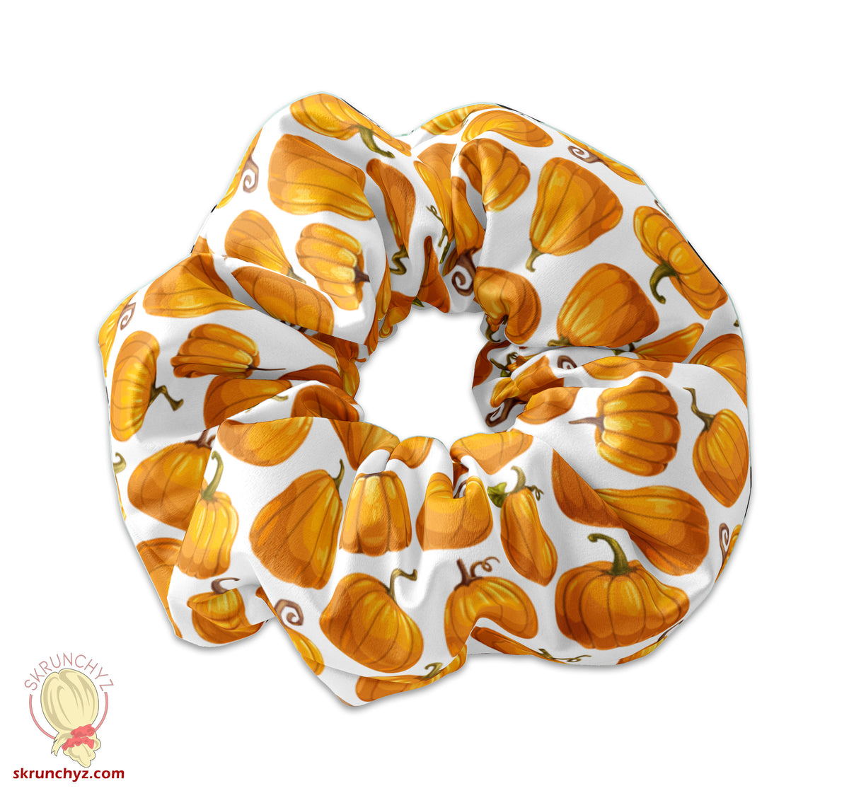 Pumpkins Scrunchie - Available in 2 Colors